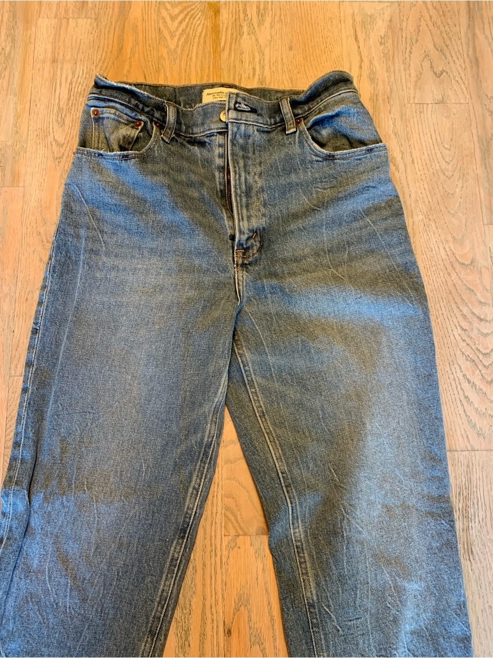Abercrombie & Fitch jeans. 90s straight ultra high rise